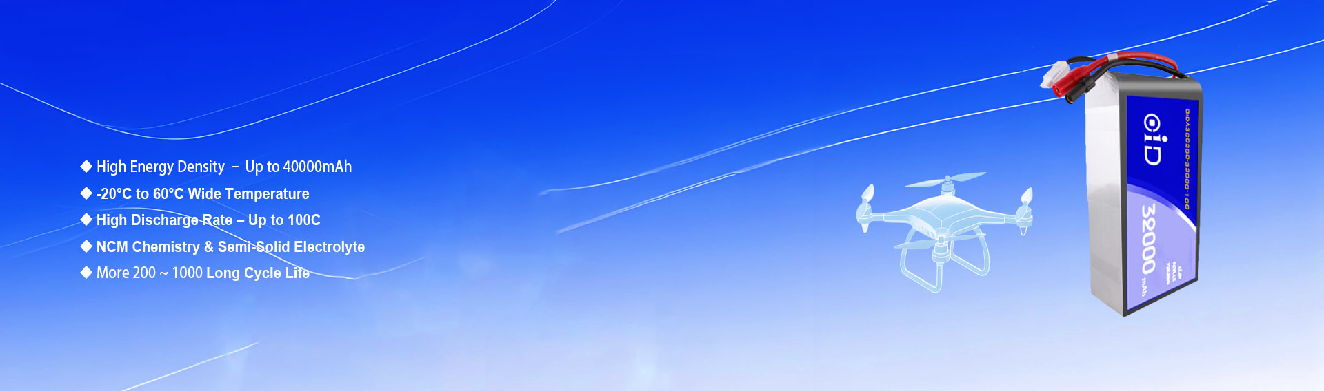 qualité batterie de drone Un service