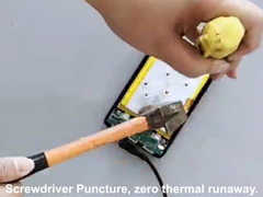 600 Cycles Solid State Battery Customized 3.7V 10000mAh Battery 1C Discharge Current