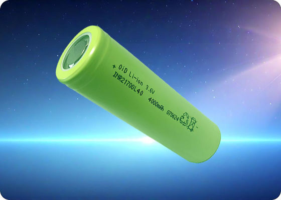 4000mAh 3.6V 21700 NCA Low Temperature Battery 40A 600 Cycles High Discharge Power