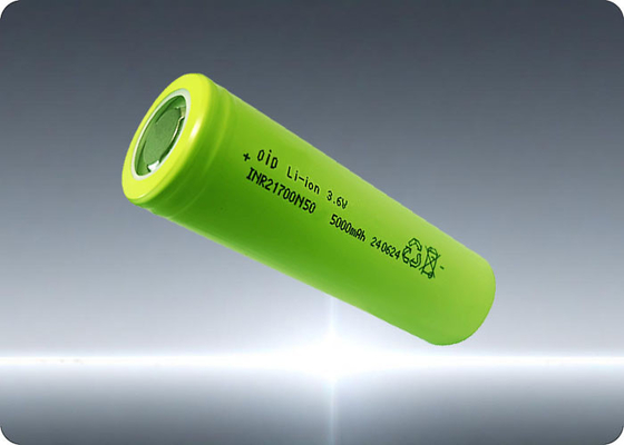 21700 Battery 3.6V 5000mAh NMC Li-Ion 15A 500 Cycles