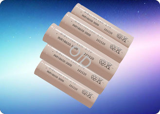 500 Cycles Low Temperature Rechargeable Battery 18650 3.7 V 3000mAh Battery Customized