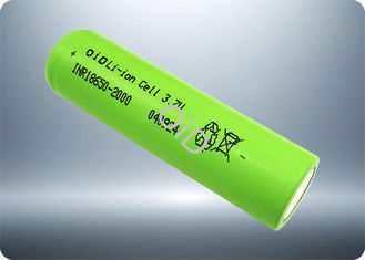 High Rate 30A 18650 Battery Rechargeable 3.6 V 2000mAh Battery