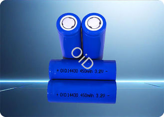 Compact 14400 Battery Long Cycle Life 450mAh Lithium Battery 1.4A Discharge 2000+ Cycles