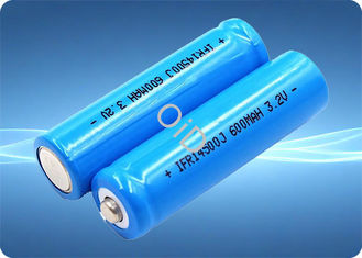14500 LiFePo4 Battery 1.9Wh 3.2V 600mAh Rechargeable Battery 1.8A Discharge