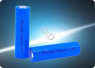 3.2 V 500mAh Rechargeable Battery 14500 LiFePo4 Lithium Battery 1.5A Discharge