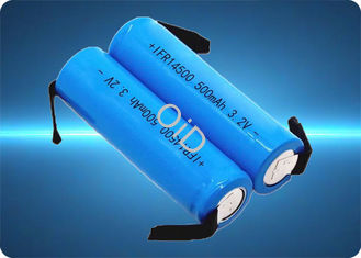 3.2 V 500mAh Rechargeable Battery 14500 LiFePo4 Lithium Battery 1.5A Discharge