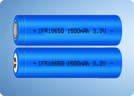 LiFePo4 18650 Battery 3.2V 1500mAh High Discharge 2000 Cycles