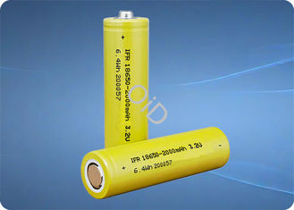 6A Discharge LiFePo4 Battery 3.2V 18650 2000mAh Rechargeable Battery