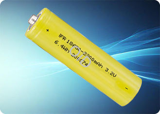 6.6A Discharge LiFePo4 Battery 3.2V 2200mah Rechargeable Battery 2000 Cycles
