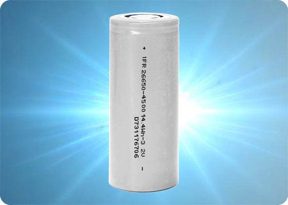 26650 3.2V 4500mAh LiFePo4 Battery 13.5A Discharge 2000+ Cycles
