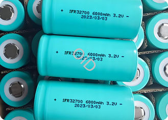 18A Discharge LiFePo4 Battery 32700 6000mAh Rechargeable Battery Long Cycle Life
