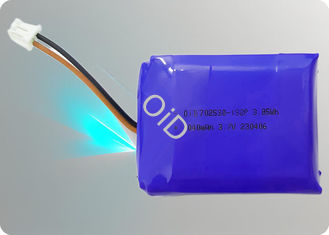 1100mAh 3.7 V Lithium Polymer Battery 6A Medical Lithium Batteries