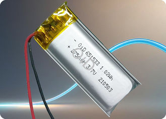 280mAh 3.7 V Lipo Battery 500 Cycles 1C Lipo Battery OiD651533-280