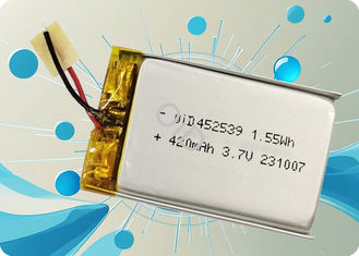 OiD452539-440 3.7V 440mAh 1.5A Discharge 500 Cycles Lithium Polymer Battery