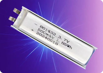 OiD801452-515 3.7V 515mAh 1C Discharge 500 Cycles Lithium Polymer Battery