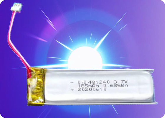 3.7V 200mAh Lithium Polymer Battery 300 Cycles 1C Discharge