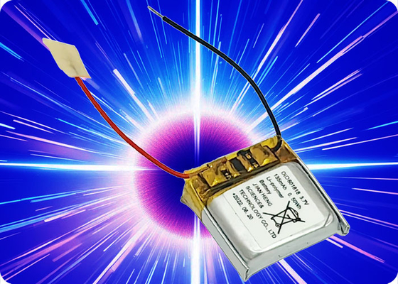3.7V 140mAh Lithium Polymer Battery 300 Cycles -20°C to 60°C