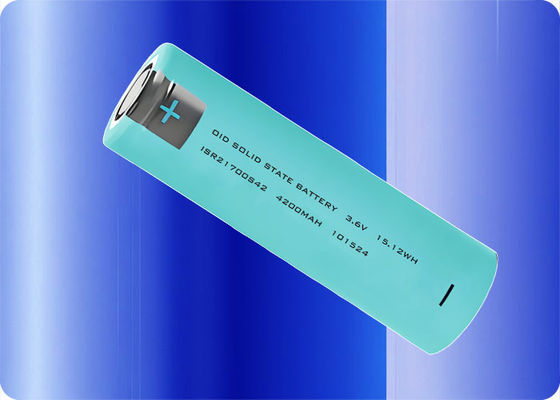 3.6V 4.2Ah 21700 Solid State Battery 1000 Cycles 5C Discharge