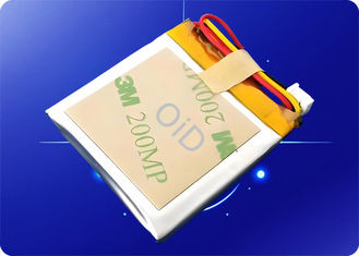 OiD553436N640 3.7V 640mAh 1C Discharge 500 Cycles Li-ion Battery