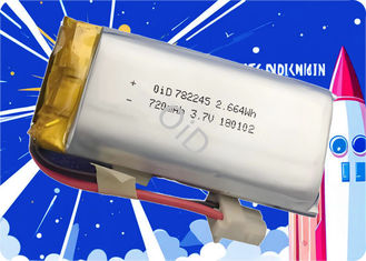 3.7V 750mah Battery Pet 5c Lithium Battery Customized 500 Cycles