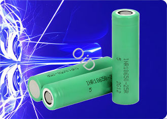 Electric Tool 18650 Battery 20A 3.6V 2500mAh Li Ion Battery 500 Cycles