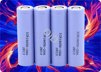 5.6A 3.75 Volt Rechargeable Battery 18650 2800mAh Li Ion Battery For Notebook Computer