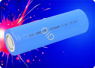 NMC 21700 Battery 5500mAh 3.6 V Li Ion Battery 11A Discharge 500 Cycles