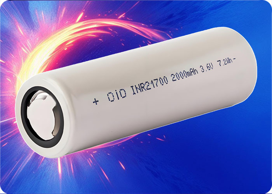 21700 2000mAh Li Ion Battery 10C Discharge 500 Cycles