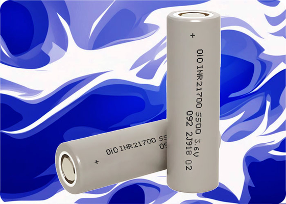3.6V 5500mAh 21700 Li-Ion Battery -40°C to 60°C 600 Cycles