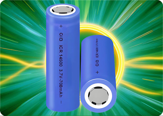 14500 Rechargeable Li-Ion Battery 700mAh 3.7V 500 Cycles