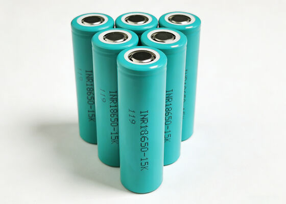 INR18650K15SS 18650 Li-Ion Battery with 15A Continuous Discharge, 500-Cycle Long Life, and Consistent Thermal Stability for Industrial Applications