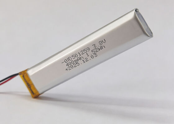 OID501259 3.8V 420mAh Lithium-Ion Battery Pack with 500+ Cycles for Laboratory Electronic Pipettes