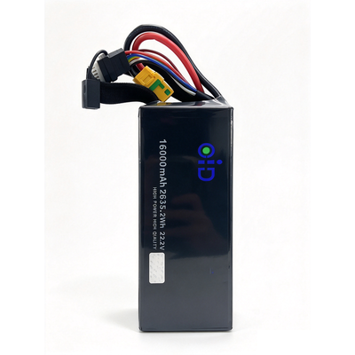 16000mAh 22.2V 30C Drone Battery LiPo Battery Pack for UAV High-Rate Discharge