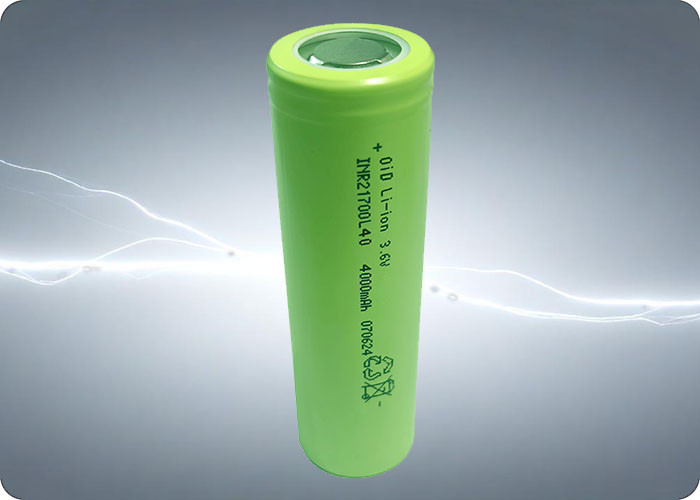 3.6V 4000mAh 21700 Battery 40A Discharge 600 Cycles NCA
