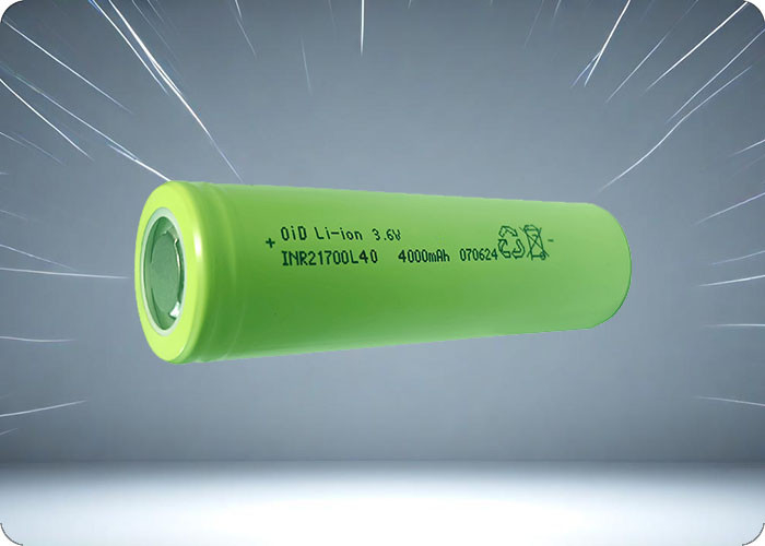 3.6V 4000mAh 21700 Battery 40A Discharge 600 Cycles NCA