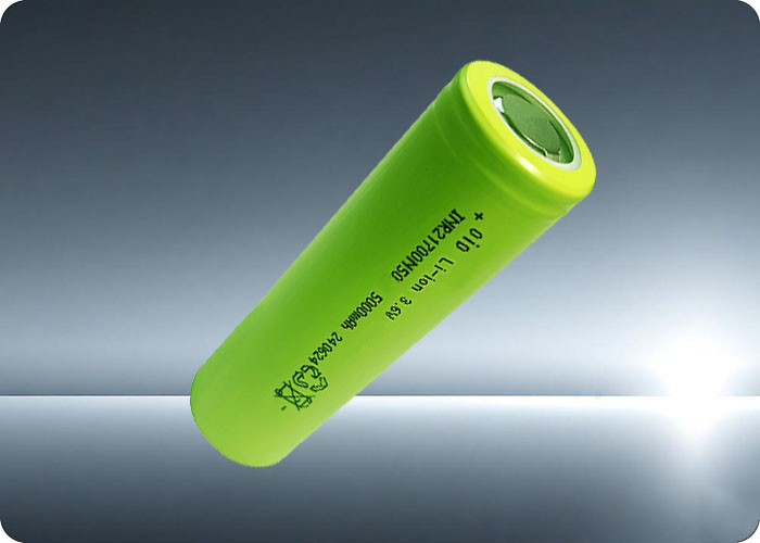 21700 Battery 3.6V 5000mAh NMC Li-Ion 15A 500 Cycles