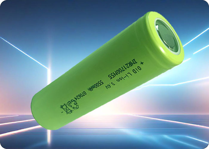 3.6V 21700 Battery 5500mAh 30A High Capacity 500 Cycles