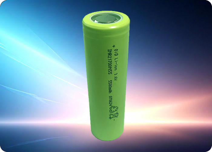 3.6V 21700 Battery 5500mAh 30A High Capacity 500 Cycles