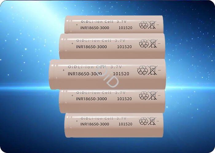 500 Cycles Low Temperature Rechargeable Battery 18650 3.7 V 3000mAh Battery Customized