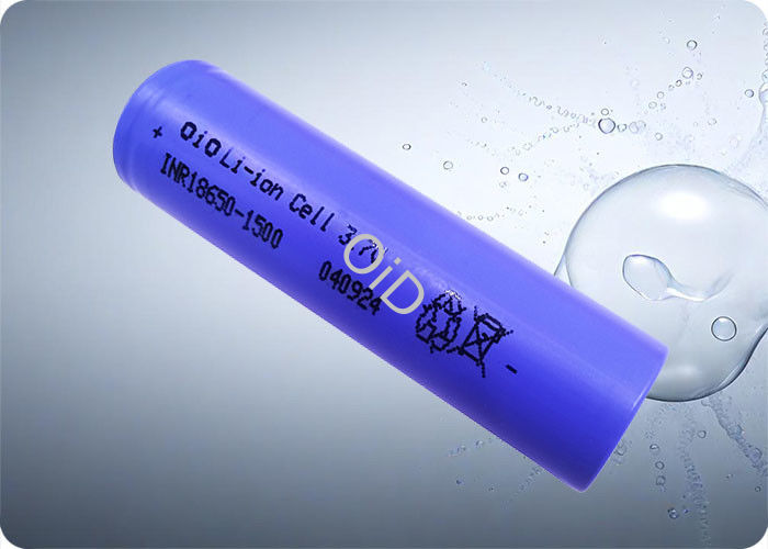 Lightweight 18650 1500mAh Battery 500 Cycles 3.7 V Rechargeable Battery 20A