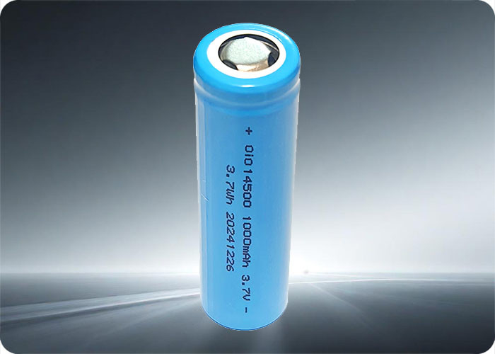14500 3.7V 1000mAh Rechargeable Lithium Ion Battery 1C Charge 3C Discharge