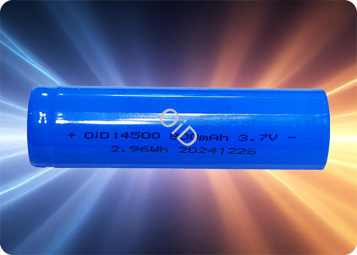 Long Cycle Life 14500 Battery Customized 3.7v 800mAh Lithium Battery
