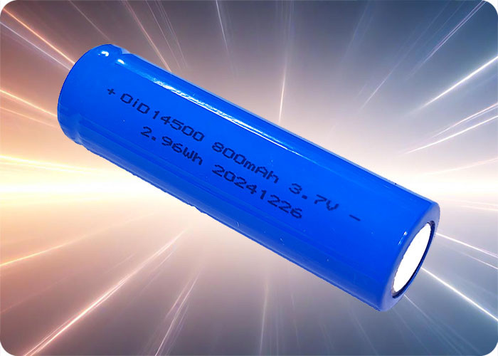 14500 3.7V 800mAh Rechargeable Lithium Battery with 10C Discharge