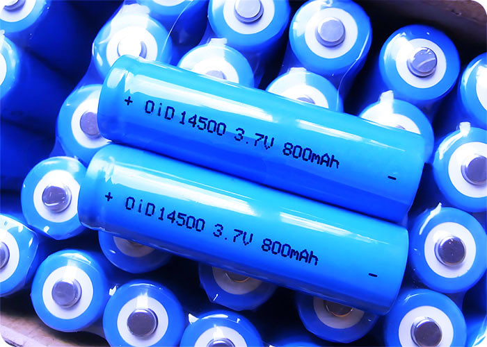 14500 3.7V 800mAh Rechargeable Lithium Battery with 10C Discharge