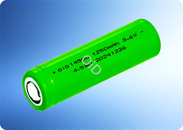 1C 14500 Battery 3.6V 1250mAh Rechargeable Battery Long Cycle Life