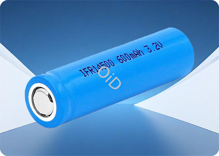 14500 LiFePo4 Battery 1.9Wh 3.2V 600mAh Rechargeable Battery 1.8A Discharge