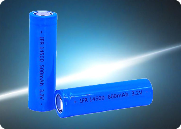 3.2V 500mAh LiFePo4 Rechargeable Battery 14500 1.5A Discharge