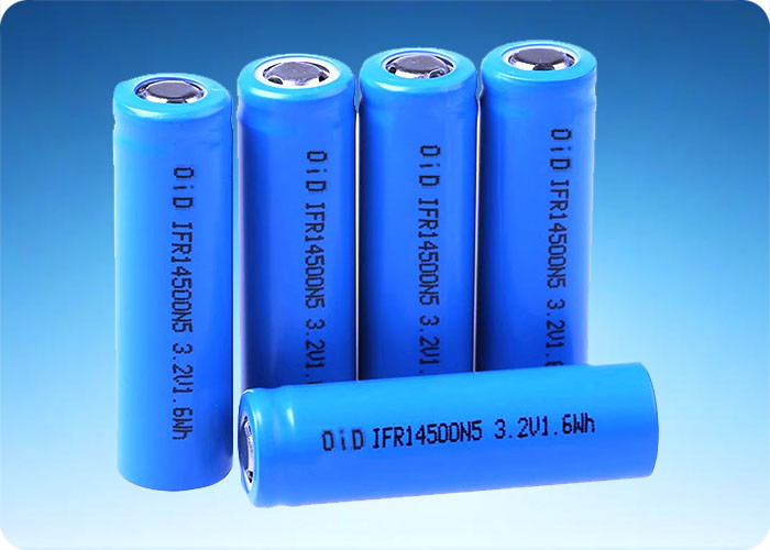 3.2V 500mAh LiFePo4 Rechargeable Battery 14500 1.5A Discharge