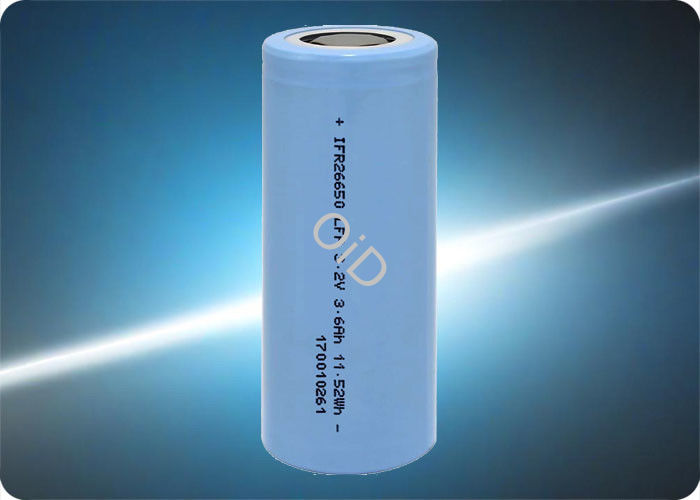 10.8A 26650 LiFePo4 Battery 3600mAh 3.2 Volt Rechargeable Battery 2000+ Cycles