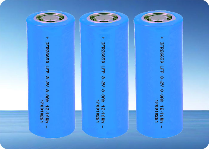 3.2V 3800mAh LiFePo4 Battery 26650 11.4A Discharge 2000+ Cycles